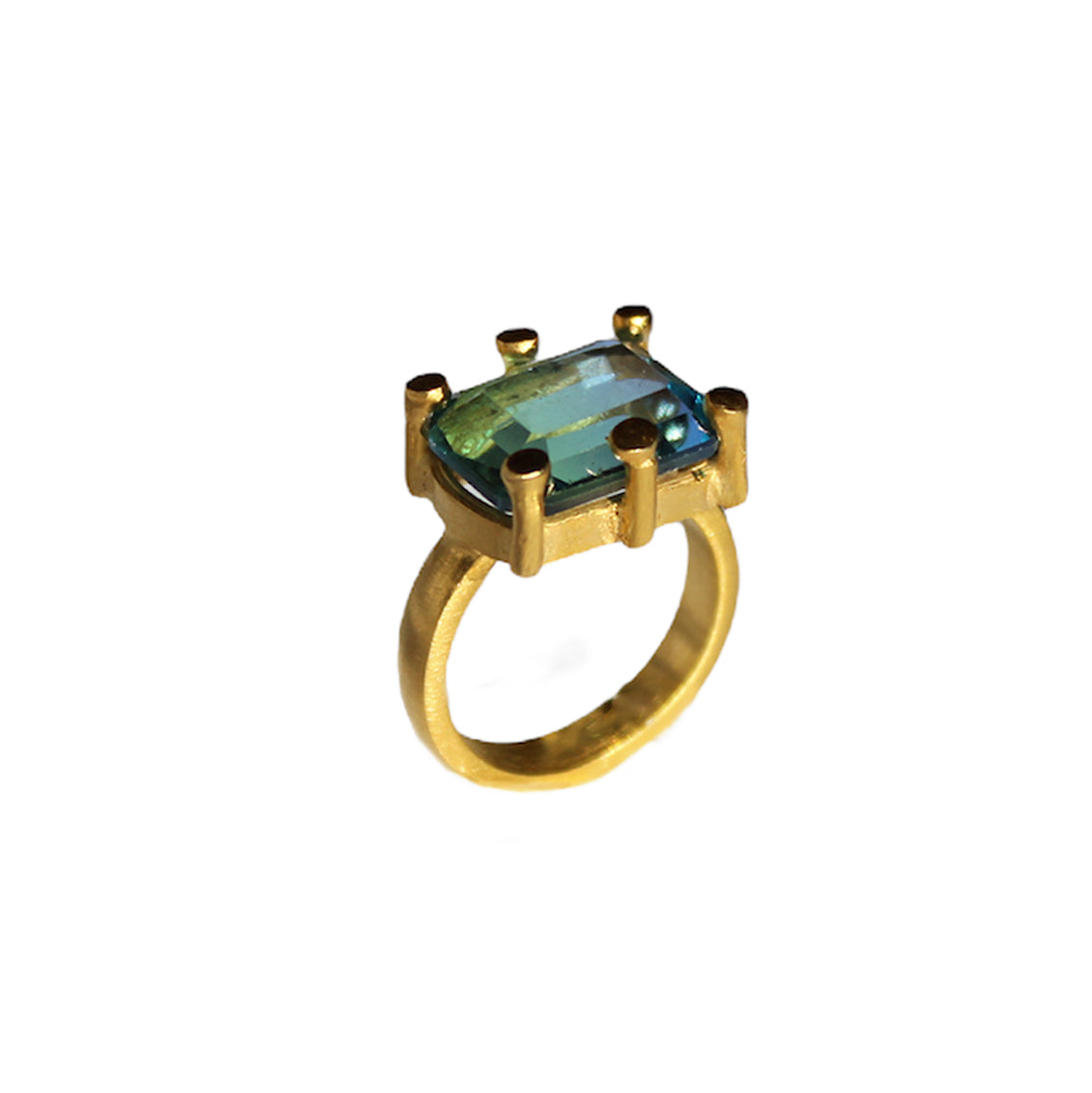 Gemma ring ( Aquamarine stone )