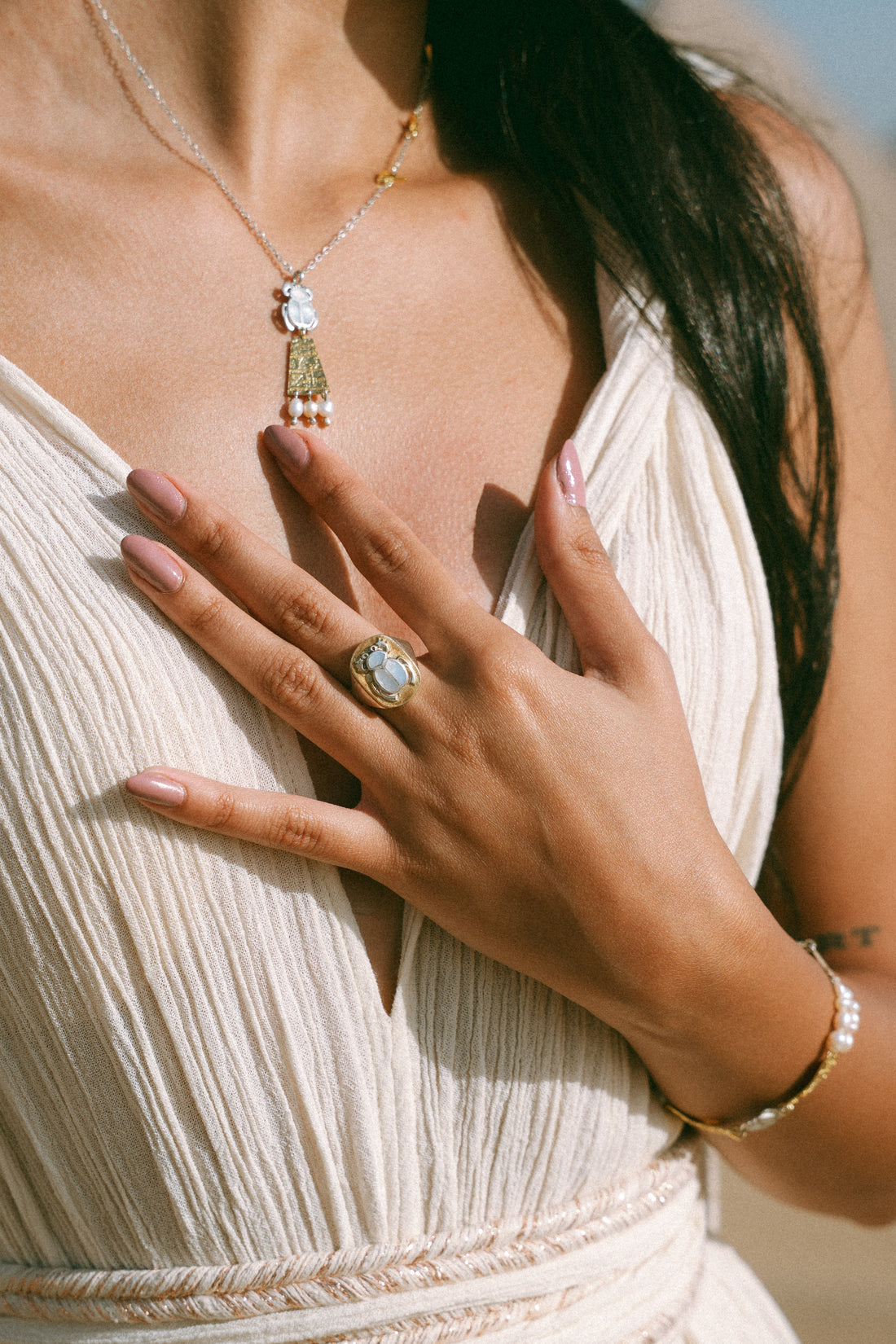 Radiant Scarab Ring